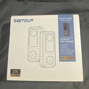 🔥Samzut Smart Home Video Doorbell2K Quad HD BNWT🔥